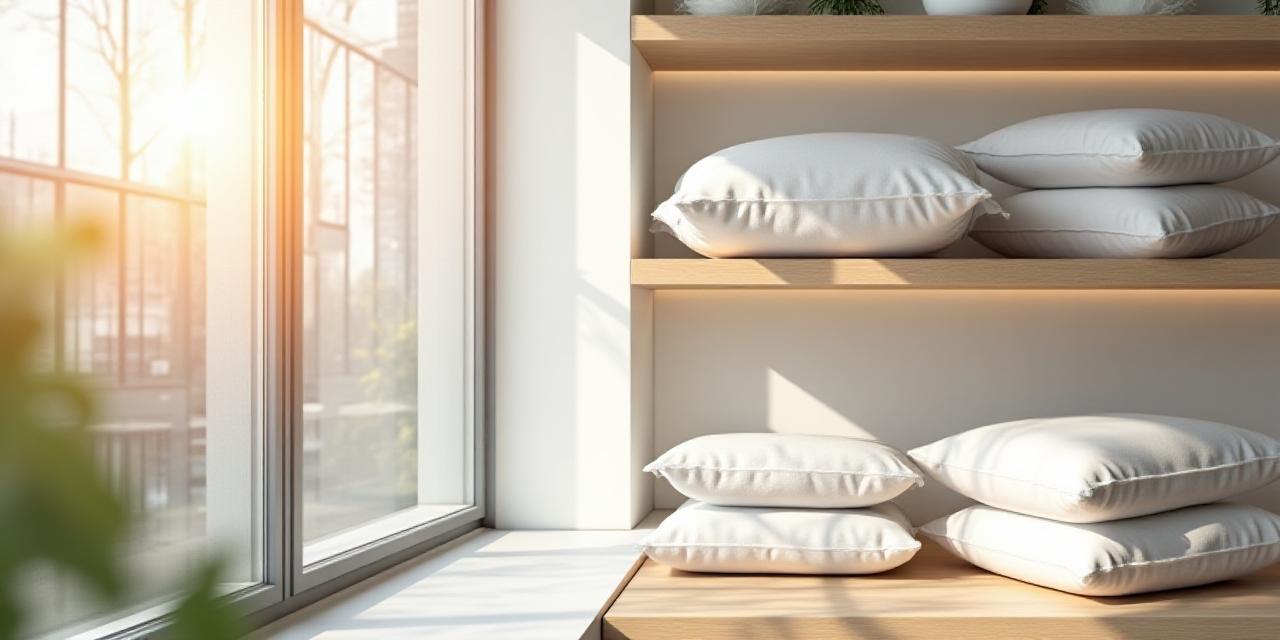 Modern bright workspace at 88 Washington Avenue with cozy bedding samples